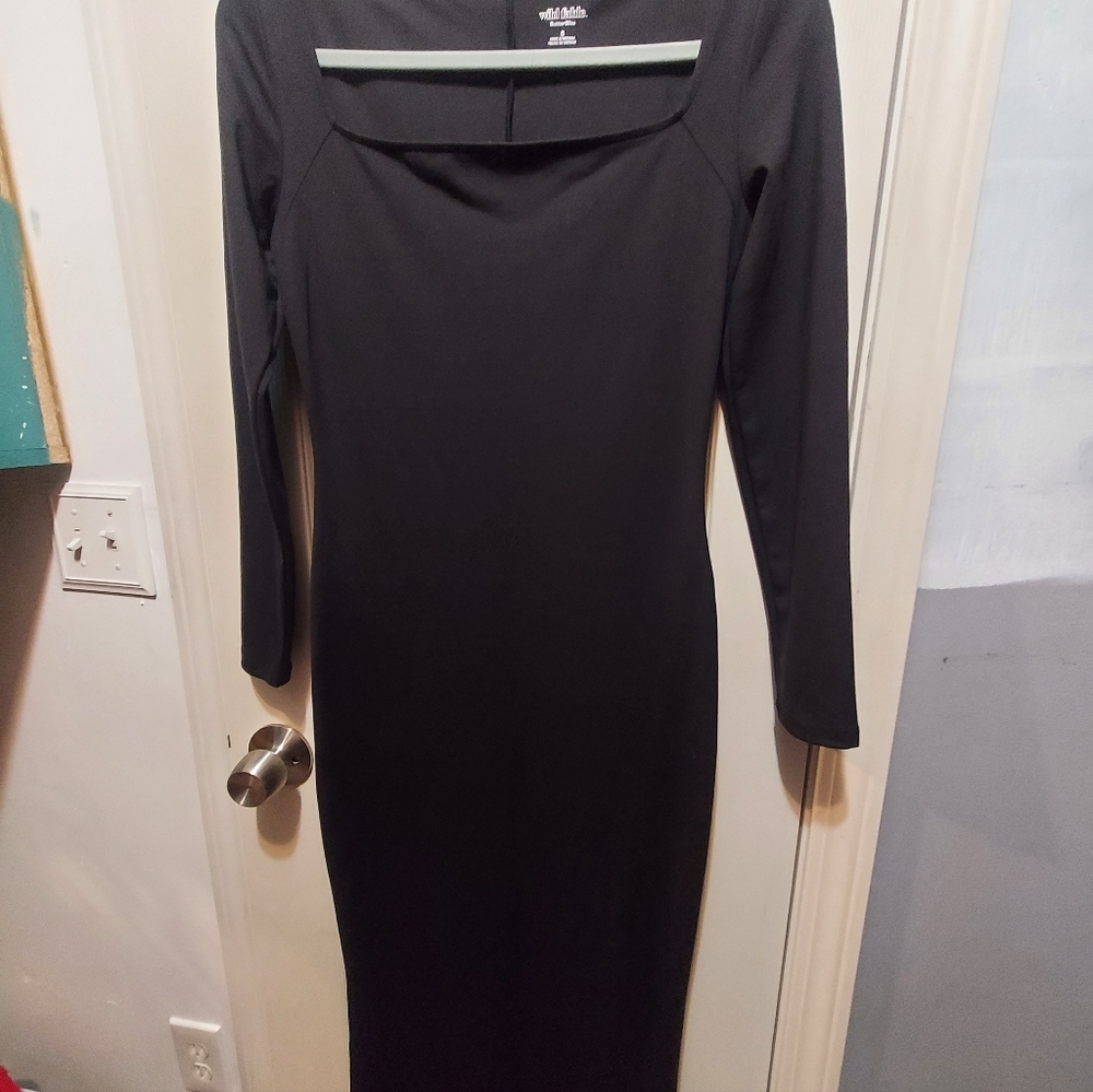 Wild Fable Black Long Sleeve Dress